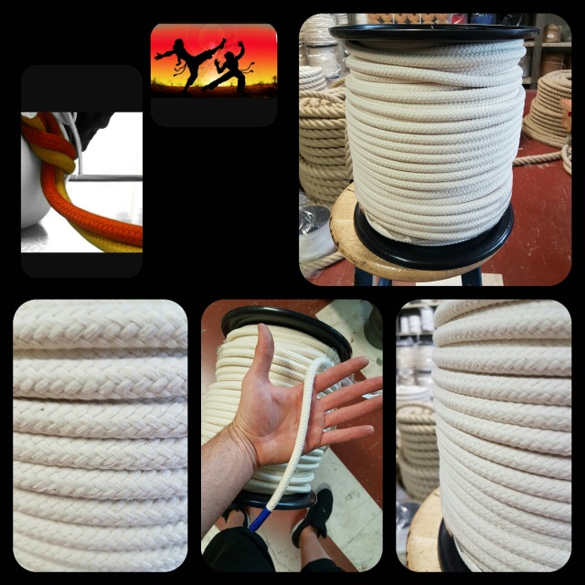 Cuerda algodón trenzado redondo de Ø 3 mm correa cuerda desde 0,80 € / m 12 mm cuerda cuerda