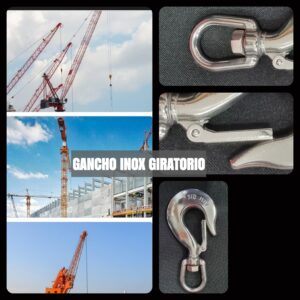 GANCHO INOX GIRATORIO